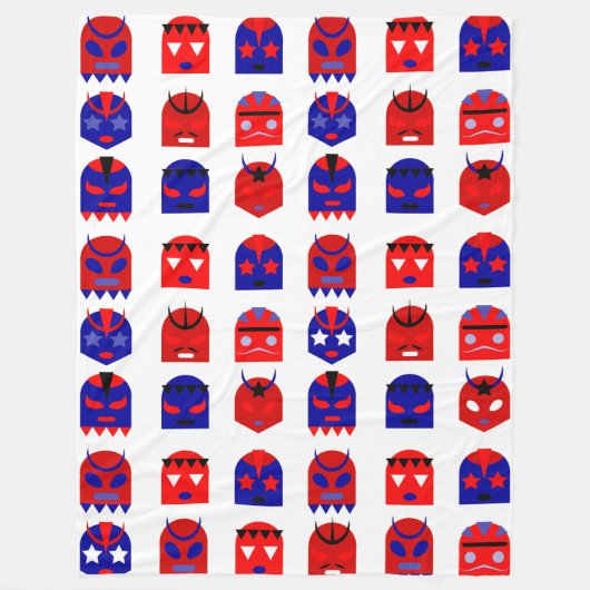 Maske Fleecedecke (Vorderseite)