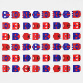 Maske Fleecedecke (Vorderseite (Horizontal))