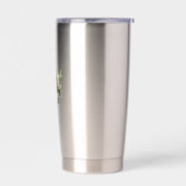 Maske für grüne Kupferfedern Thermobecher (Links)