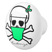 Maske für Schädeltrage Thunder_Cove Keramikknauf (Rechts)