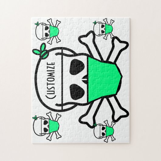 Maske für Schädeltrage Thunder_Cove Puzzle (Vertikal)