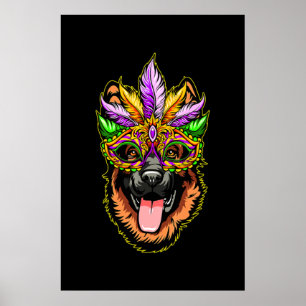 Maske German Shepherd Poster
