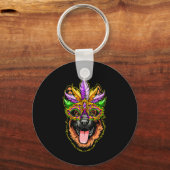 Maske German Shepherd Schlüsselanhänger (Vorderseite)