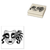 Maske Gummistempel (Stempel)