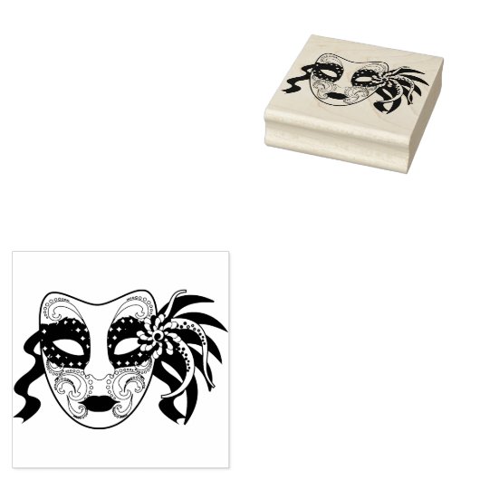 Maske Gummistempel (Stempel)