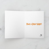 Maske Halloween Karte (Innenseite)