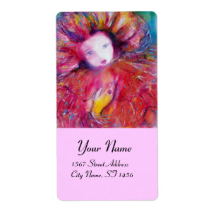 MASKE IN RED Venezianisch Masquerade Pink Lilac