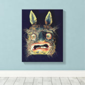 Maske Leinwanddruck (Insitu (Holzboden))