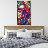 Maske Leinwanddruck (Insitu (Schlafzimmer))