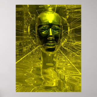 Maske Nefertiti Poster