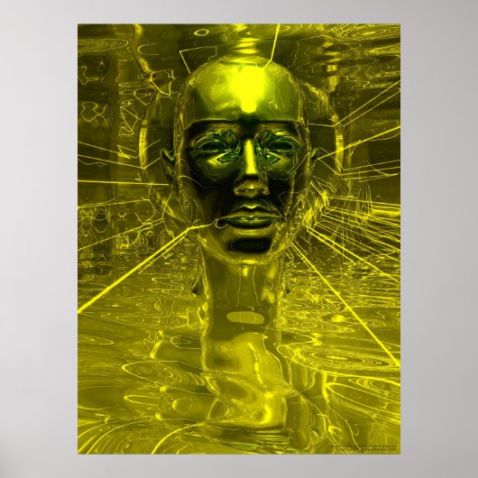 Maske Nefertiti Poster (Vorne)