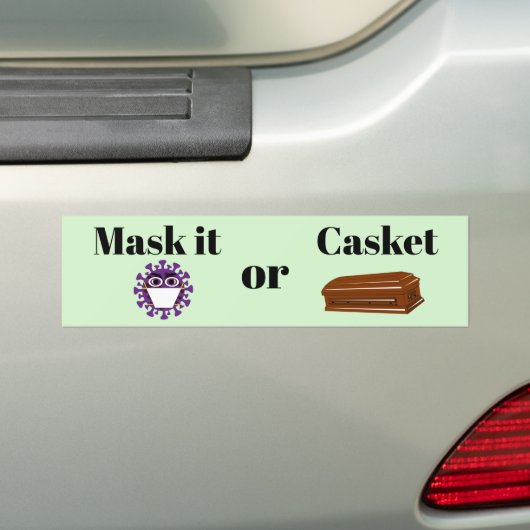 Maske oder Autoaufkleber (Auf Auto)
