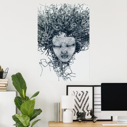 Maske Poster (Heimbüro)