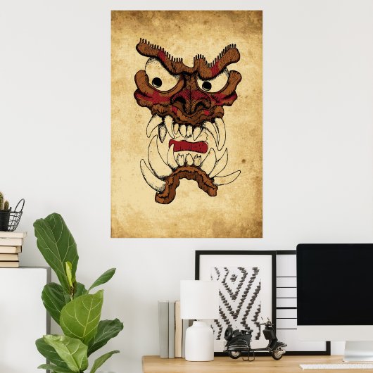 Maske Poster (Heimbüro)