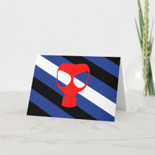 Maske-Pride-Flag Karte