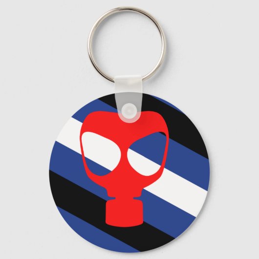Maske-Pride-Flag Schlüsselanhänger (Vorderseite)