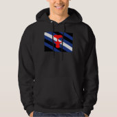 Maske-Pride-Markierung Hoodie (Vorderseite)