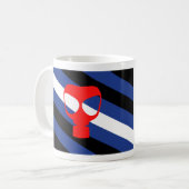 Maske-Pride-Markierung Kaffeetasse (Vorderseite Links)