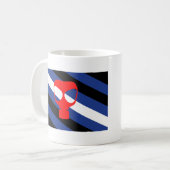 Maske-Pride-Markierung Kaffeetasse (Vorderseite Links)