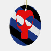 Maske-Pride-Markierung Keramik Ornament (Rechts)