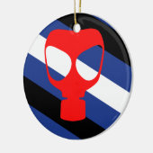 Maske-Pride-Markierung Keramik Ornament (Links)