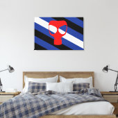 Maske-Pride-Markierung Leinwanddruck (Insitu (Schlafzimmer))