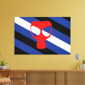 Maske-Pride-Markierung Leinwanddruck (Insitu (Wohnzimmer))
