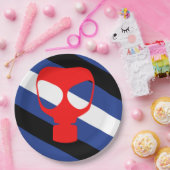 Maske-Pride-Markierung Pappteller (Party)