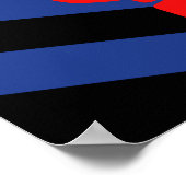 Maske-Pride-Markierung Poster (Ecke)