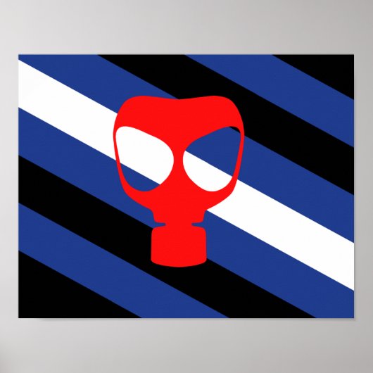 Maske-Pride-Markierung Poster (Vorne)