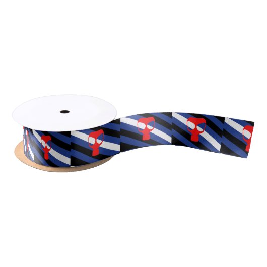 Maske-Pride-Markierung Satinband (Spule)