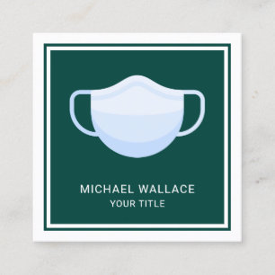 Maske Quadratische Visitenkarte