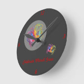 Maske: Runde Wanduhr (Winkel)