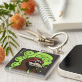 Maske Schlüsselanhänger (Vorderseite rechts)