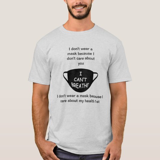 Maske-Shirt T-Shirt (Vorderseite)