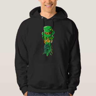Maske Swinger Auf den Kopf Ananas St Patrick's Da Hoodie