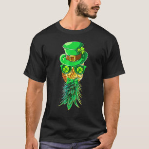 Maske Swinger Auf den Kopf Ananas St Patrick's Da T-Shirt