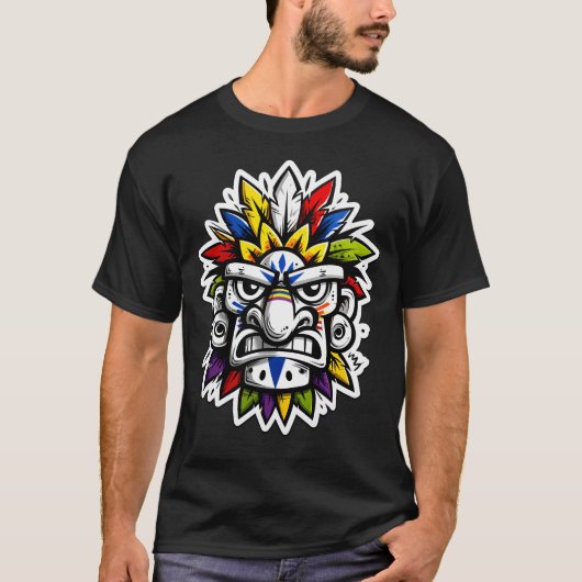Maske T-Shirt (Vorderseite)