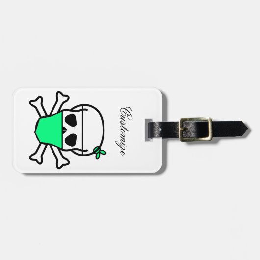 Maske Thunder_Cove Gepäckanhänger (Vorderseite horizontal)