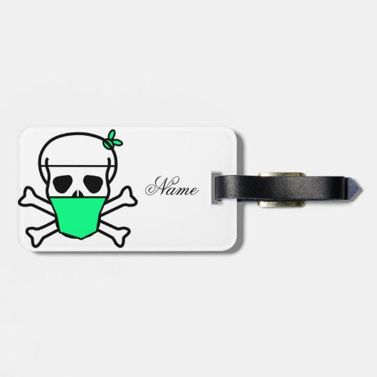 Maske Thunder_Cove Gepäckanhänger (Rückseite horizontal)