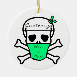 Maske Thunder_Cove Keramik Ornament