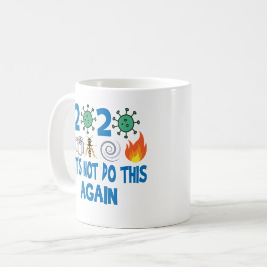 Maske Toilettenpapier Hurricane Wildbrände Hornets Kaffeetasse (Vorderseite Links)