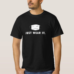 Maske tragen T-Shirt