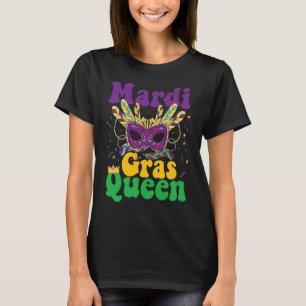 Maske und Perlen Ließ die Shenanigans Begin Mardi T-Shirt