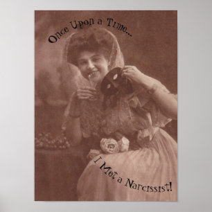 Maske Unmasken eines narzisstischen Missbrauchs NP Poster