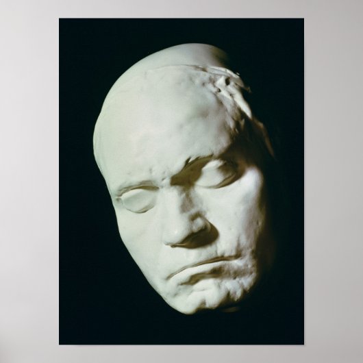 Maske von Beethoven, aus dem Leben im Alter von Poster (Vorne)