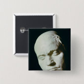 Maske von Beethoven, genommen vom Leben im Alter Button (Vorne & Hinten)