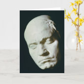 Maske von Beethoven, genommen vom Leben im Alter Karte (Gelbe Blume)