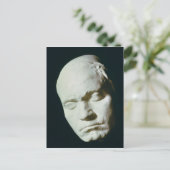Maske von Beethoven, genommen vom Leben im Alter Postkarte (Stehend Vorderseite)
