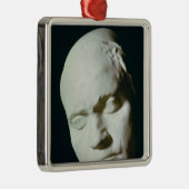Maske von Beethoven, genommen vom Leben im Alter Silbernes Ornament (Rechts)
